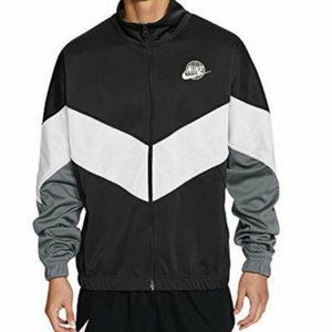 Nike Men's Basketball DNA Track Jacket | Black/White/Smoke Grey | Size: Large